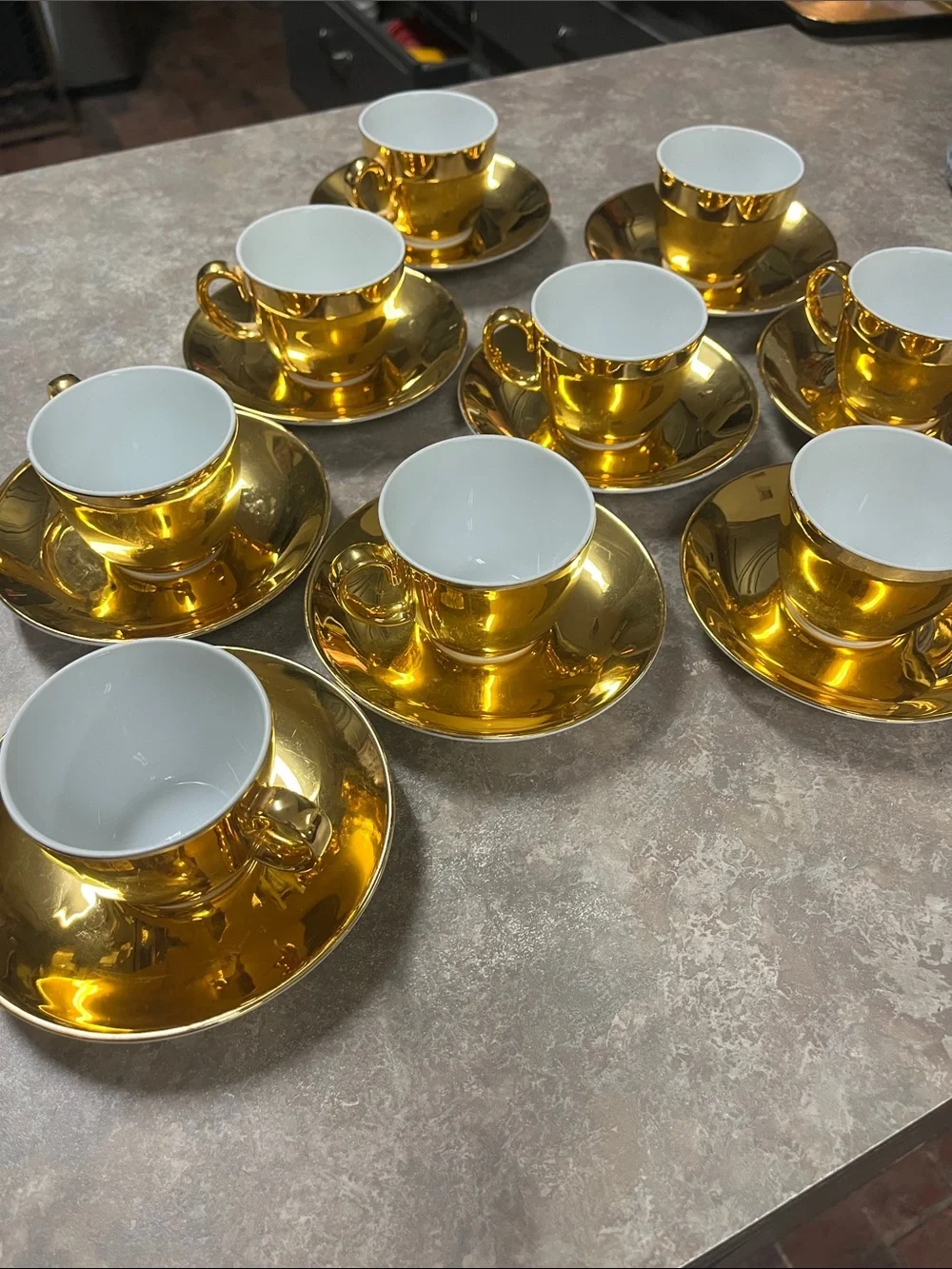 Vintage Gold Royal Worcester England Cup & Saucer set